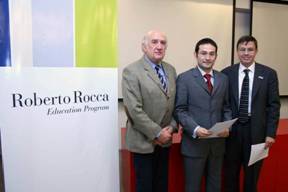 Christian receives the Roberto Rocca Fellowship