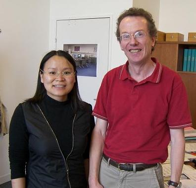 Xiu Jiang and Dr. Huet at LISE